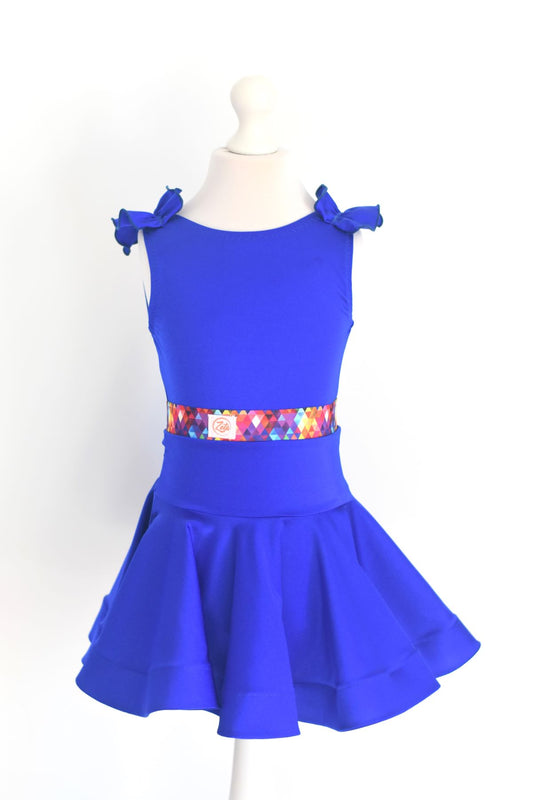 Tinuta de concurs Sapphire (fusta si body)