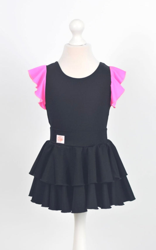 Tinuta de antrenament Minnie (fusta si top/body)