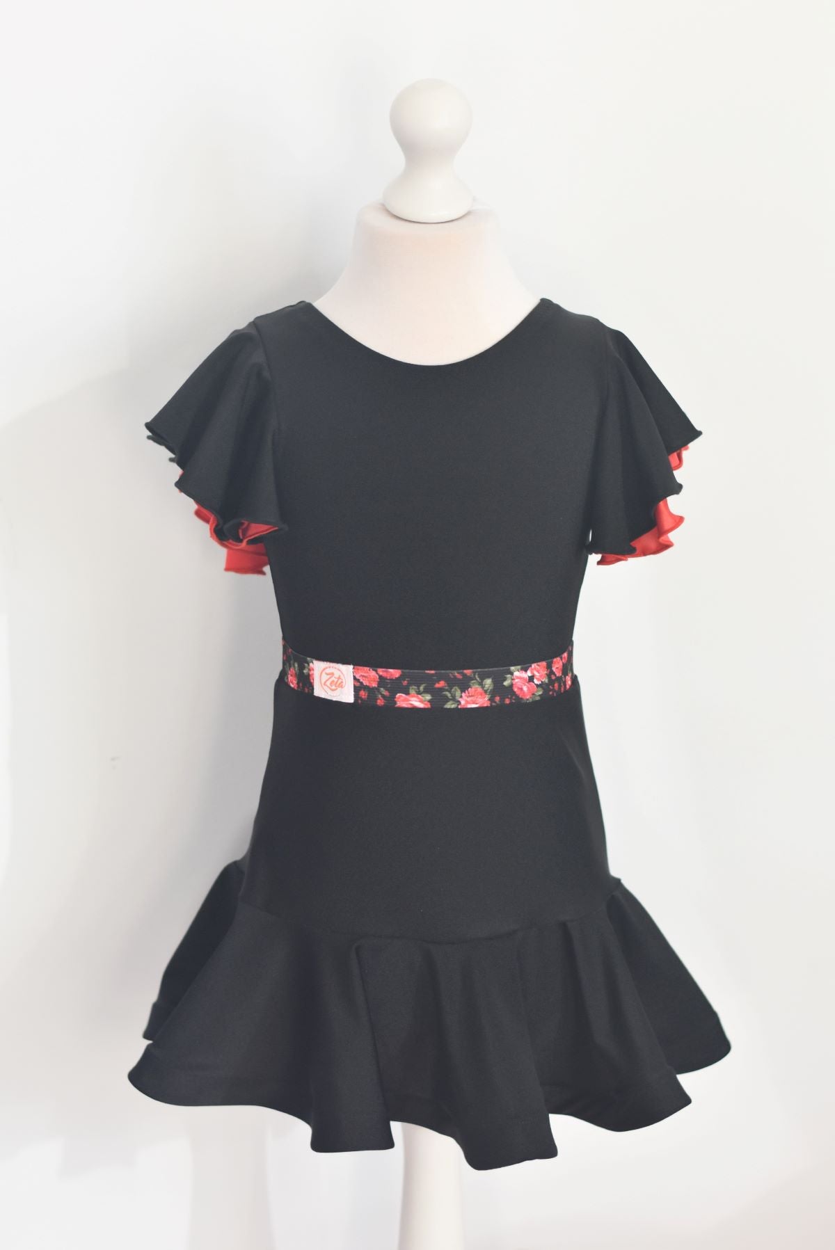 Rosie practice outfit (top/body and ruffle skirt)
